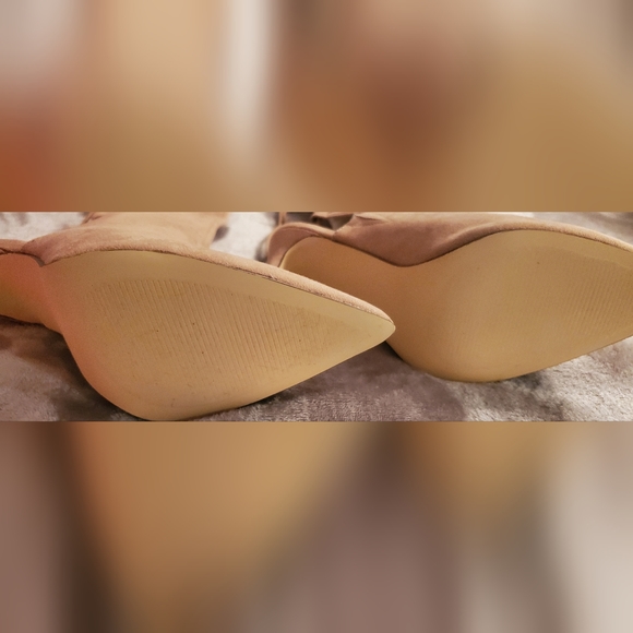 NEW Shoedazzle Dyonne Heeled Boot. Size 7. Blush color. - Picture 6 of 8